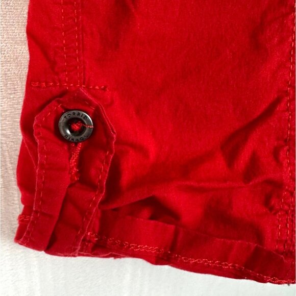 Torrid Red Mid Rise Utility Casual Bermuda Shorts Women's Plus Size 14 - Picture 9 of 9
